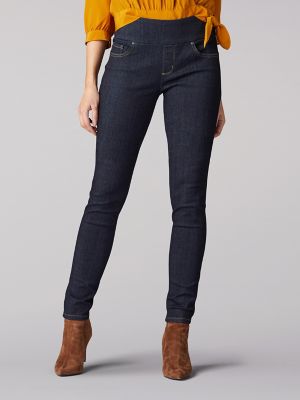 Pantalon Jeans Skinny Pretina Alta Lee Mujer 18m3
