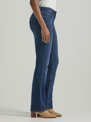Women's Legendary Regular Bootcut Jean in Compass alternative view 3