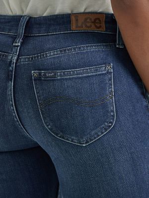 Women's Legendary Regular Bootcut Jean in Compass alternative view 4