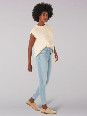 WOMEN'S HERITAGE HIGH RISE SKINNY JEAN IN CLIFF TONE
