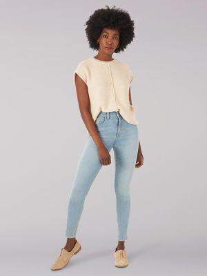 WOMEN'S HERITAGE HIGH RISE SKINNY JEAN IN CLIFF TON