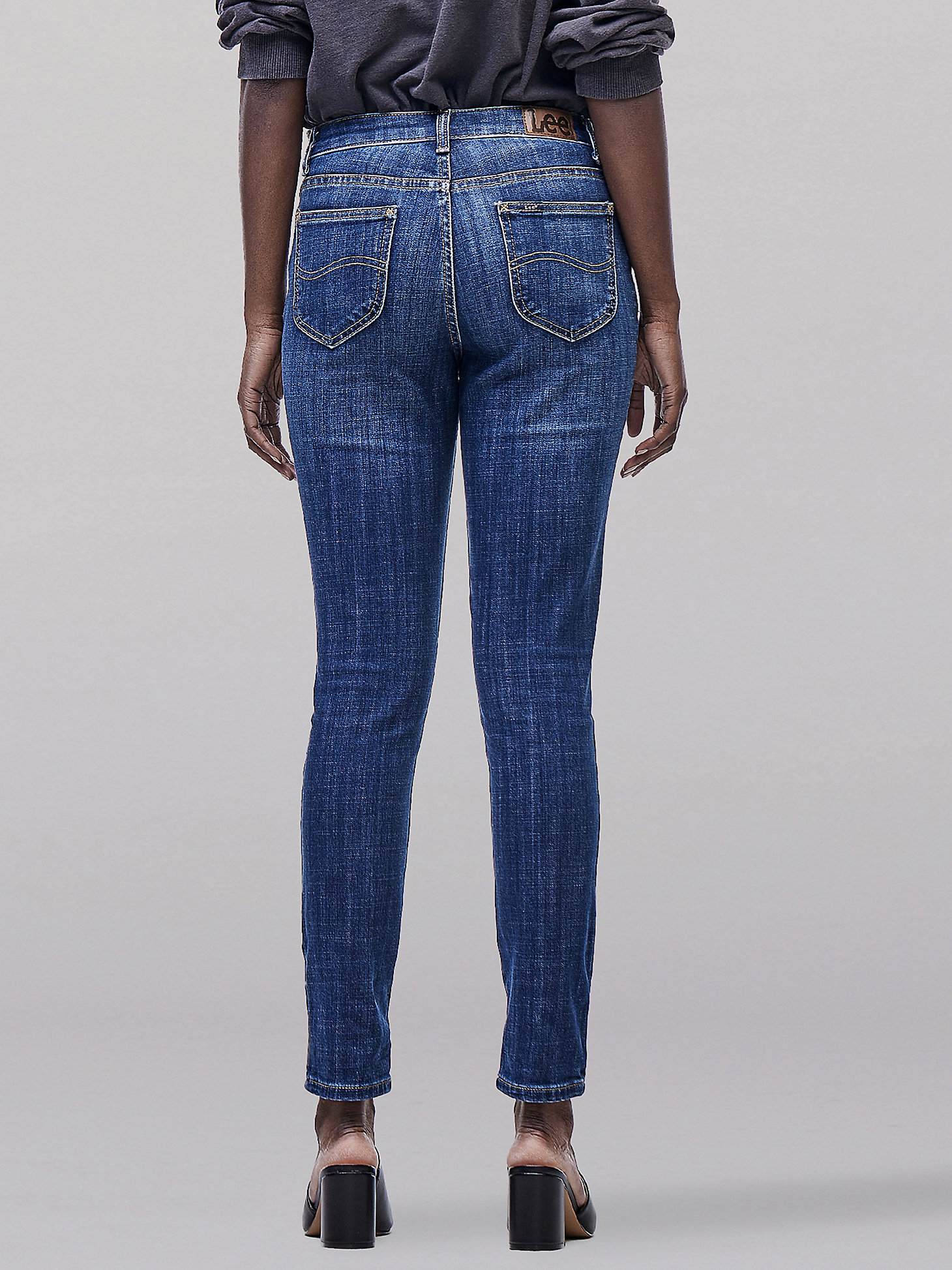 Women's Legendary Slim Fit Skinny Jean in Lagoon Blue alternative view 2