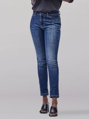 Lee LEGENDARY SKINNY LAGOON BLUE Jeans donna slim fit: in offerta a 49.99€  su