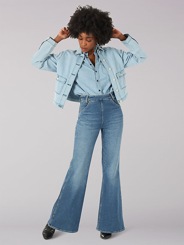 Women's Vintage Modern All Purpose High Rise Super Flare Jean