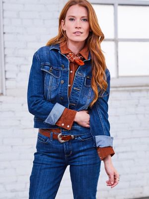 Women's Legendary Regular Fit Denim Jacket in Bright White