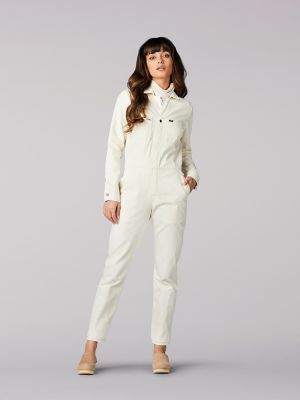 WOMEN'S VINTAGE MODERN UNION-ALL™ IN ECRU HERRINGBONE