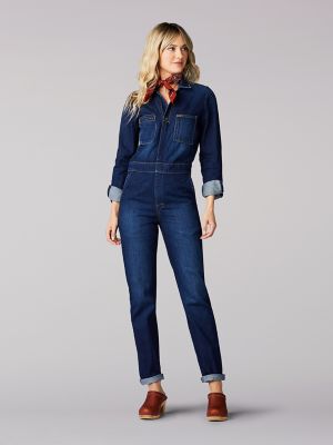 Lee denim boiler suit on sale