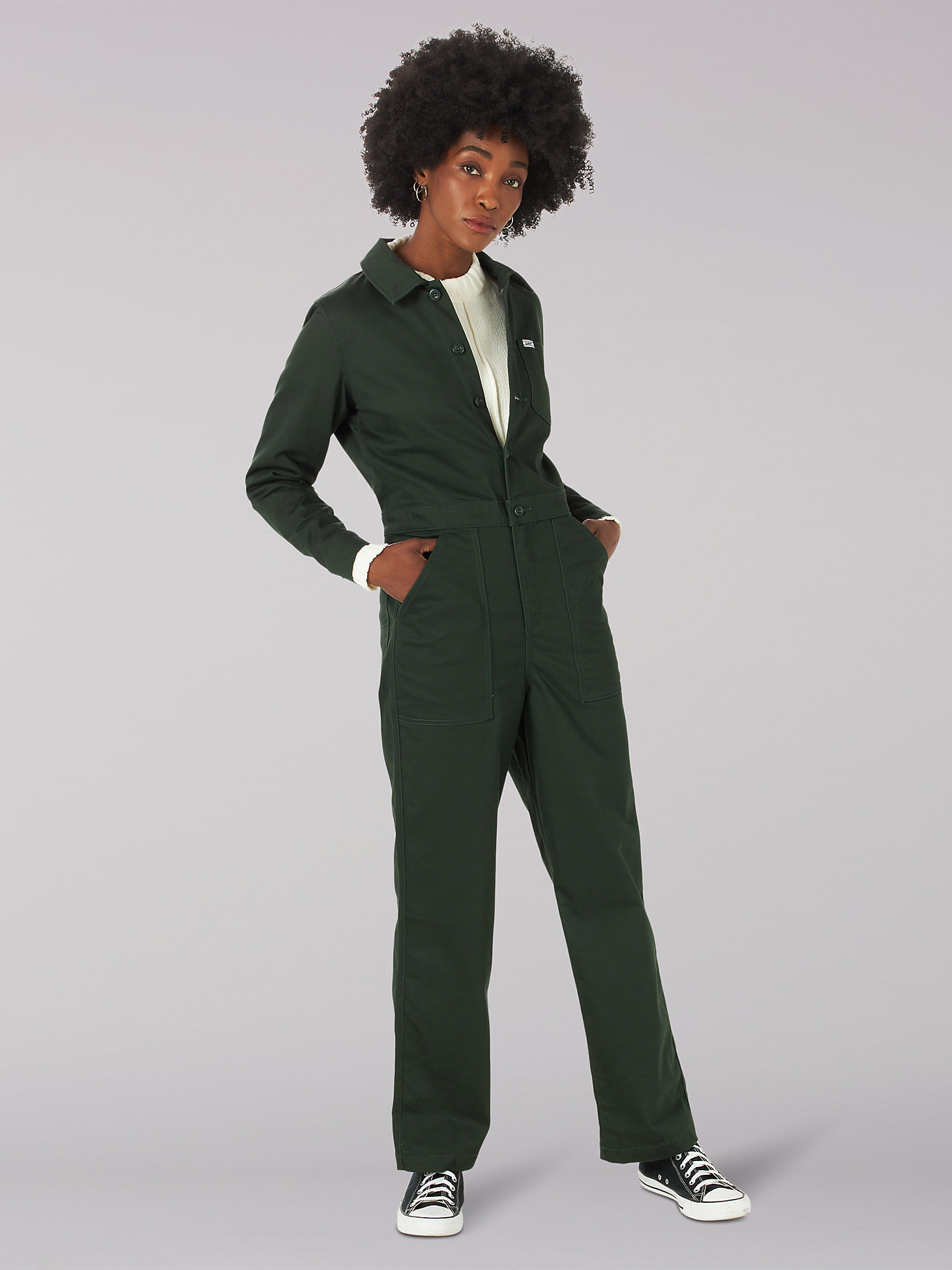 Women's Heritage Chetopa Service Union-Alls™ in Gas Station Green main view