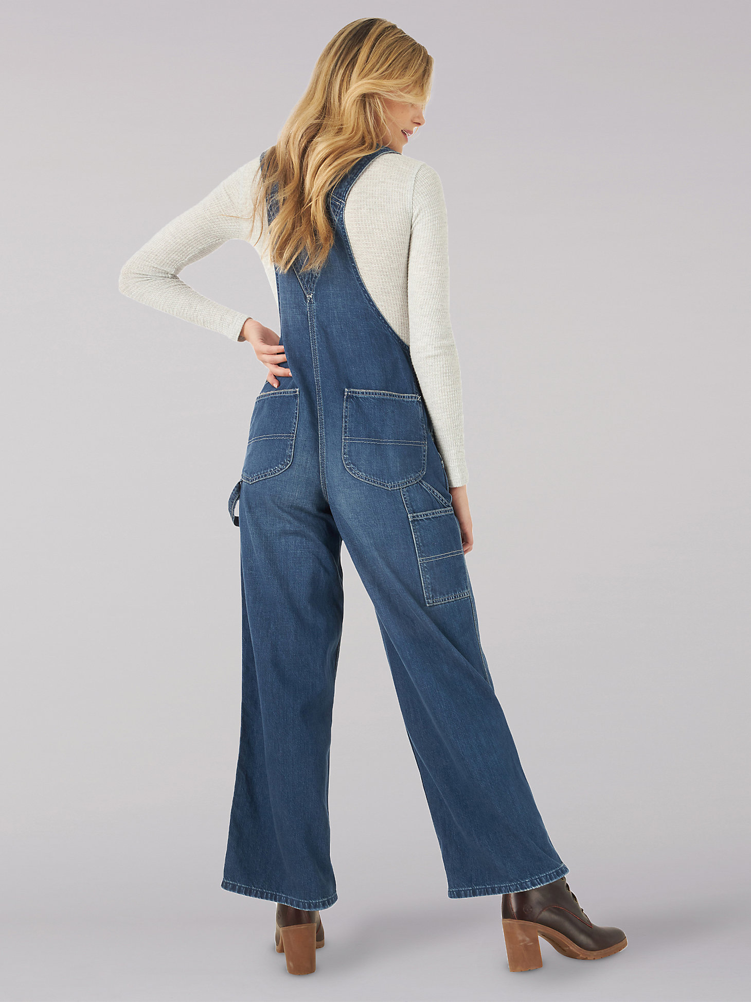 Women's Vintage Modern Relaxed Overall in Kansas Fade alternative view 1