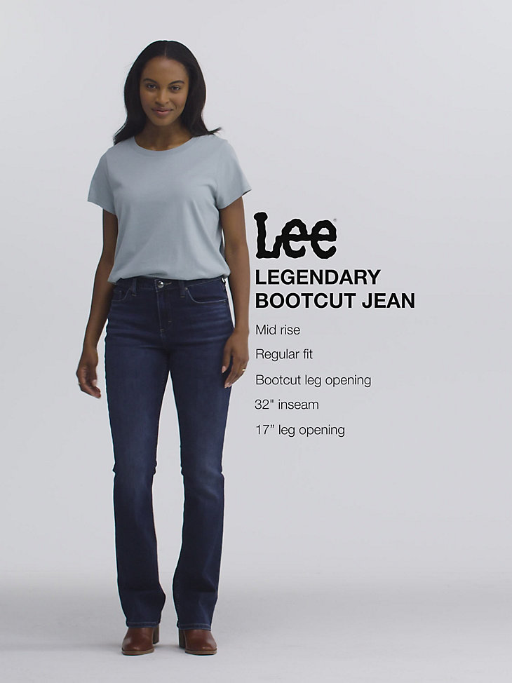 Women's Legendary Regular Bootcut Jean in Heritage Fade alternative view 6