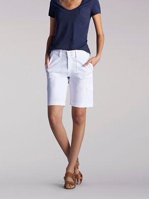 riders by lee mid rise bermuda shorts