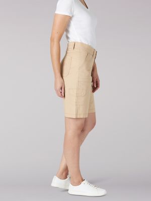 Women's Relaxed Fit Avey Knitwaist Cargo Bermuda