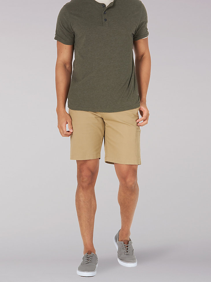 Men's Extreme Comfort Welt Cargo Short in Fawn main view
