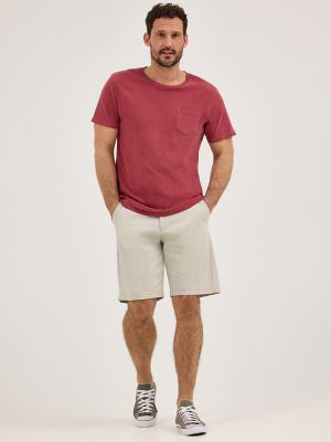 Men's Extreme Comfort Short | Khaki Cargo Shorts| Lee®