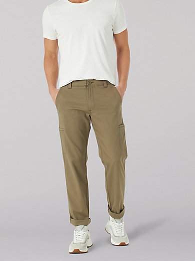 Men's Extreme Comfort Straight Fit Cargo Pant in Sirus main view