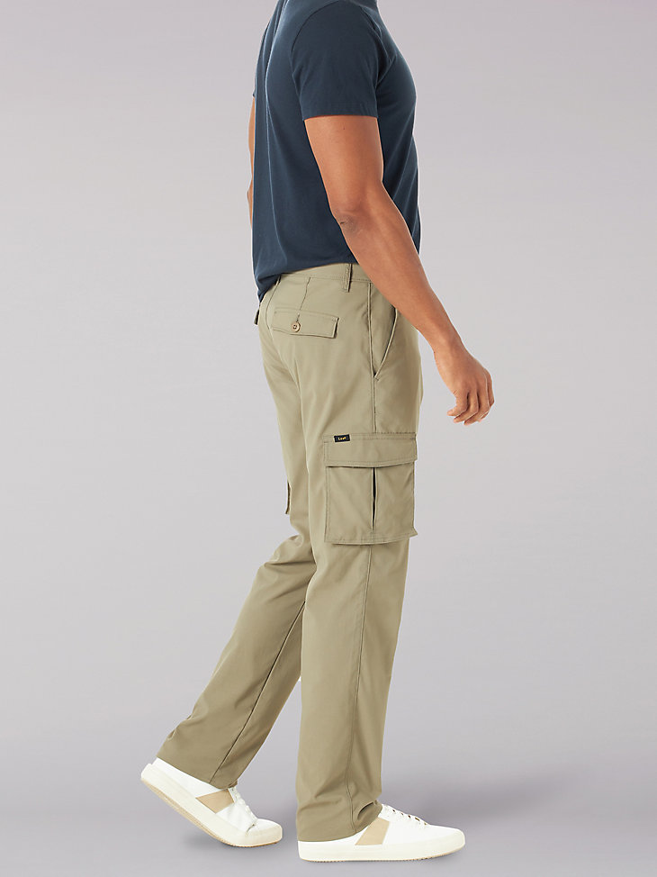 Men's Extreme Comfort Synthetic Cargo Straight Fit Pant in Sirus alternative view 2