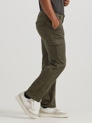 straight fit cargo pants mens