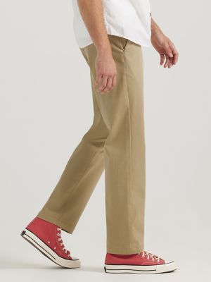 Men's Extreme Motion MVP Straight Fit Flat Front Pant in KC Khaki alternative view 3