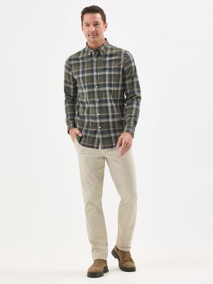 Extreme Motion Relaxed Flat Front Pant:Salina Stone:30:30 main view