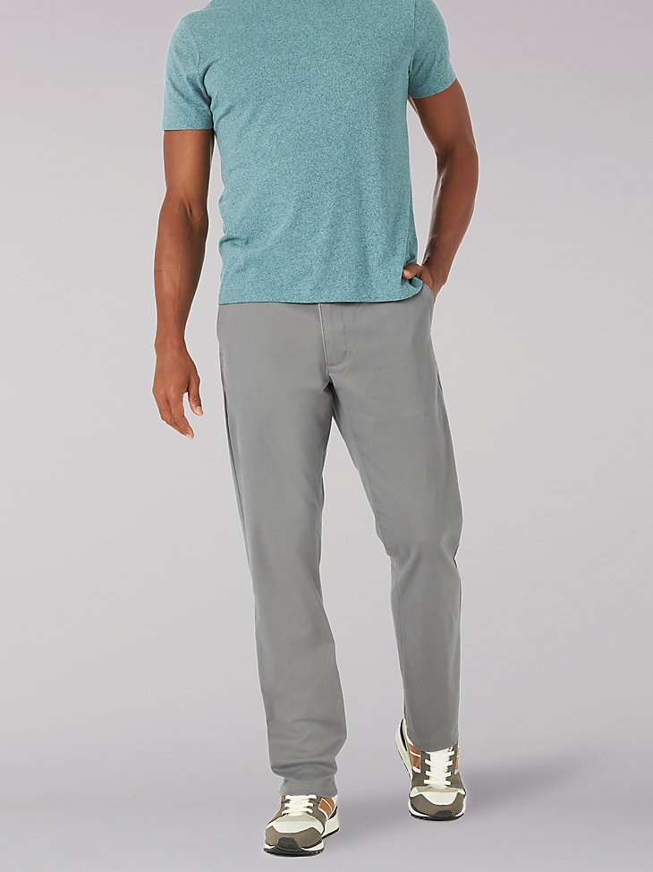Men's Extreme Comfort MVP Relaxed Fit Flat Front Pant in Gravel main view