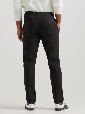 Men's Extreme Motion Slim Fit Khaki Pant in Black