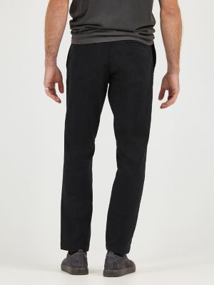 Men's Extreme Motion Relaxed Fit Khaki Pant in Black