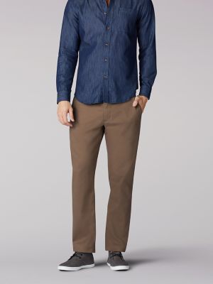 men's lee extreme comfort relaxed fit pants