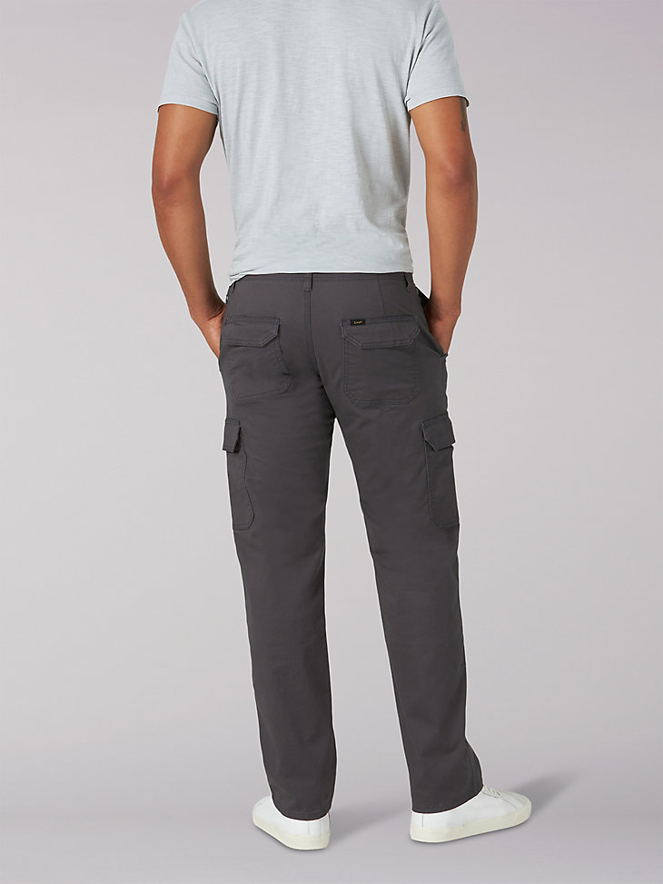 Men's Extreme Comfort Cargo Twill Pant in Charcoal alternative view