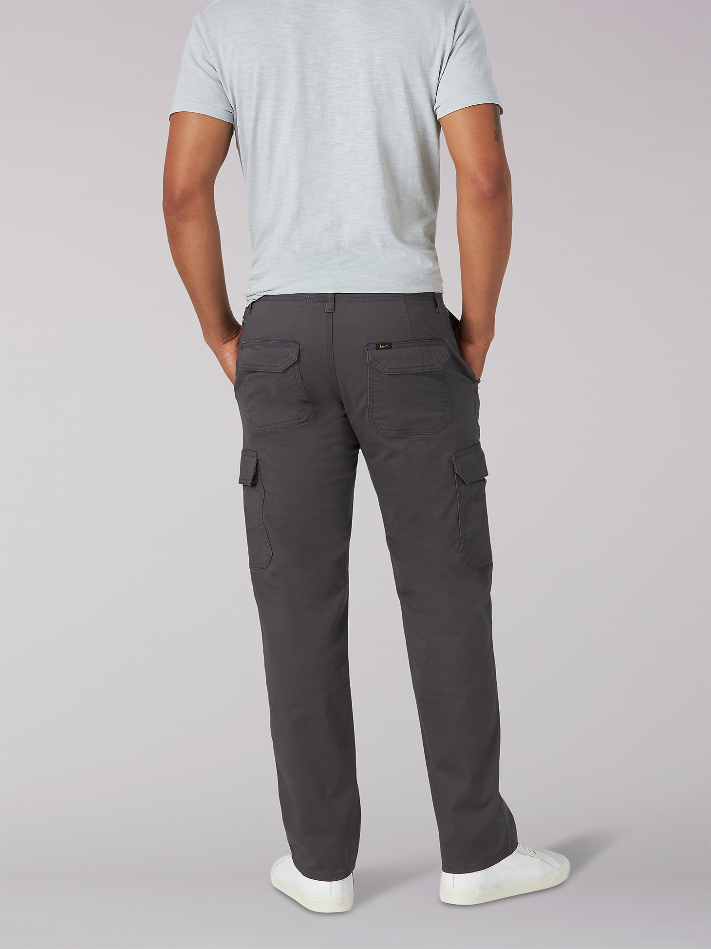 Men's Extreme Comfort Cargo Twill Pant in Charcoal alternative view 1