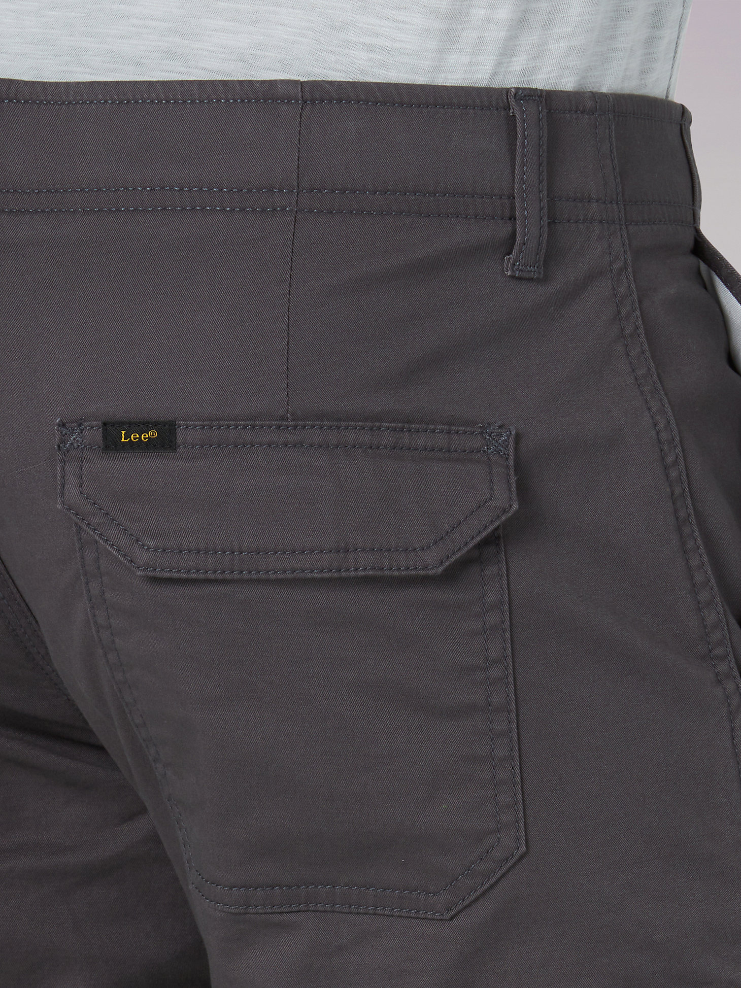Men's Extreme Comfort Cargo Twill Pant in Charcoal alternative view 3