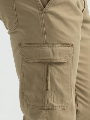 Men's Extreme Motion Cargo Twill Pant in Oscar Khaki