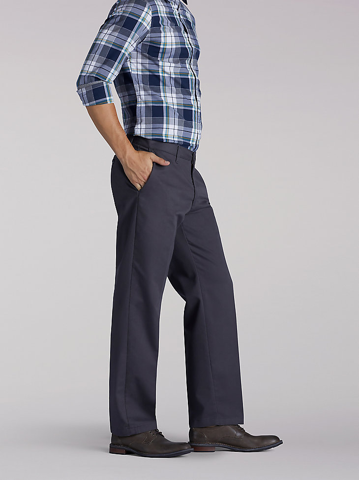 Men’s Total Freedom Flat Front Pants in Charcoal alternative view 2
