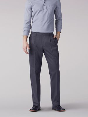 lee total freedom relaxed fit mens pants