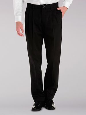 Custom Fit Relaxed Fit Pleated Pants - Big & Tall | Lee