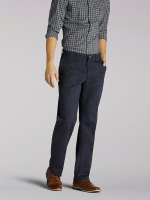 lee total freedom relaxed fit mens pants