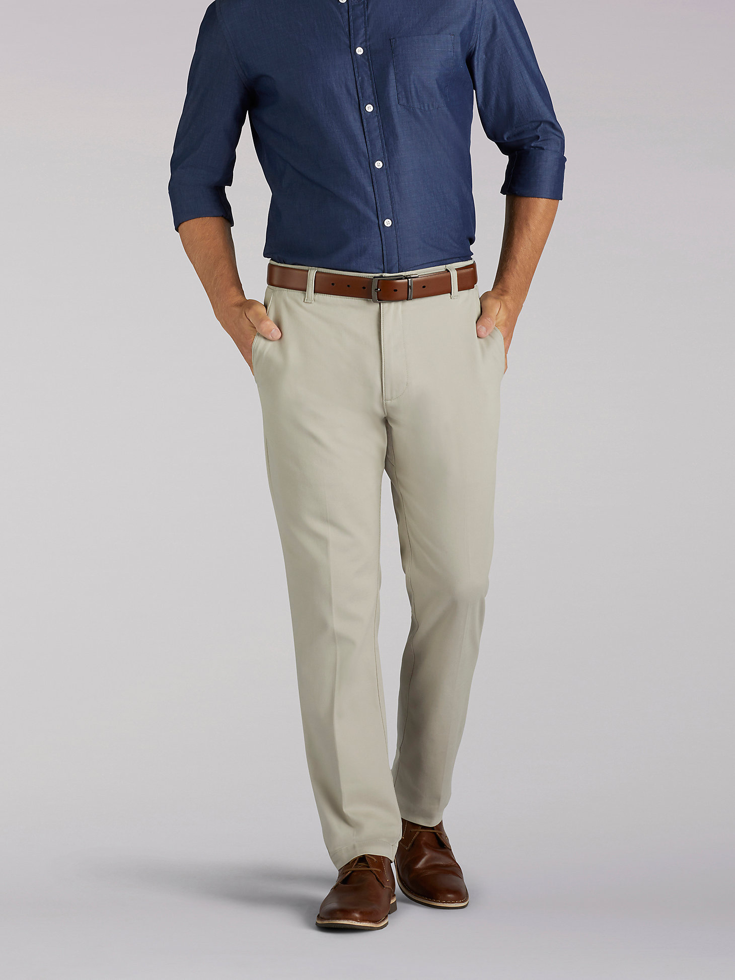 Men’s Extreme Comfort Relaxed Fit Pants (Big&Tall) in Dove main view