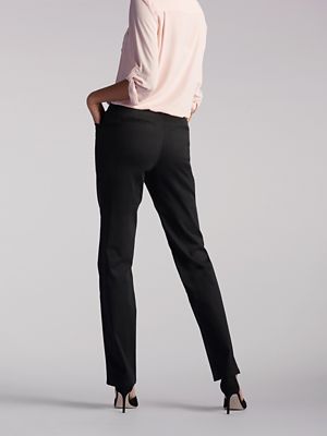 Women’s Relaxed Fit Straight Leg Pant (All Day Pant) (Petite) in Black