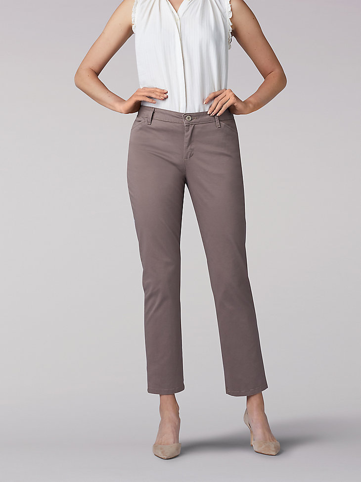 LEE Women's Relaxed Fit All Day Straight Leg Pant Choose SZ/Color 