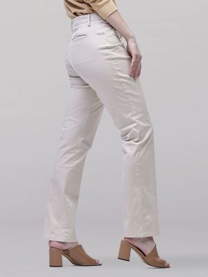 Women&rsquo;s Relaxed Fit Straight Leg Pant (All Day Pant) in Parchment