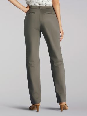 Women&rsquo;s Relaxed Fit Straight Leg Pant (All Day Pant) in Deep Breen alternative view