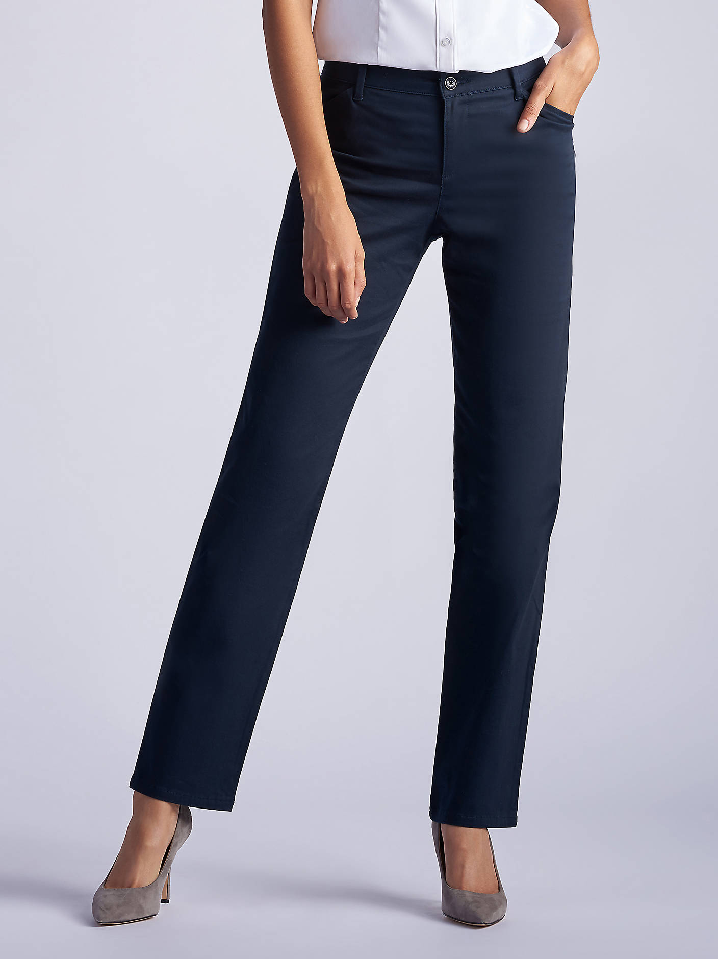 dress women's pants BLTIBY High Waist Stretch Work Pants for Women Dress Slacks for Women Work Casual with Pockets, Size: XL, Black Solid and elegant design Sadie & Sage Celestial Wide