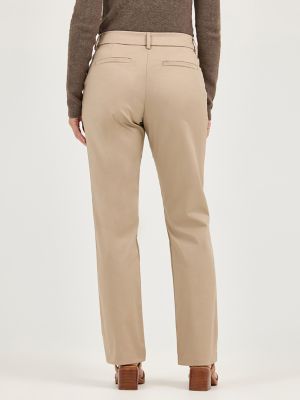 Women&rsquo;s Relaxed Fit Straight Leg Pant (All Day Pant) in Flax