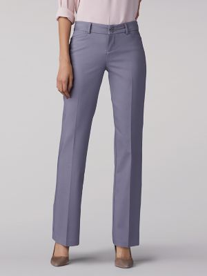 Straight-leg dress pant