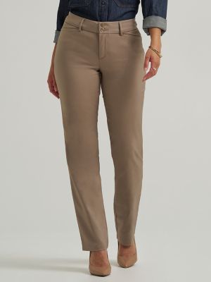 Secretly Shapes Straight Leg Pant:Light Fawn:8:M alternative view