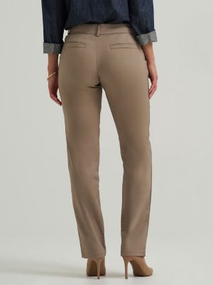 Secretly Shapes Straight Leg Pant:Light Fawn:8:M alternative view 2