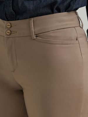 Secretly Shapes Straight Leg Pant:Light Fawn:8:M alternative view 5
