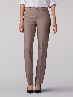 Secretly Shapes Straight Leg Pant:Light Fawn:8:M main view