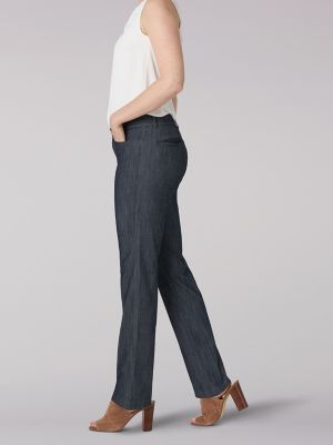 Women's Secretly Shapes Straight Leg Pant (Petite) in Nocturnal