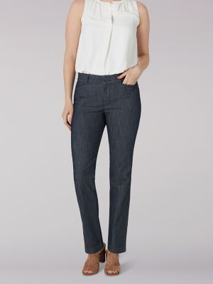 Women's Secretly Shapes Straight Leg Pant (Petite) in Nocturnal