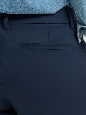 Wrinkle Free Relaxed Fit Pant:Imperial Blue:12:S alternative view 4
